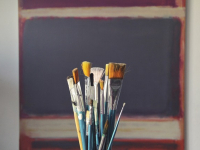 Pincel, rodillo y esponja