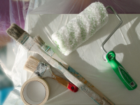 Aplicação de tintas em diferentes superfícies